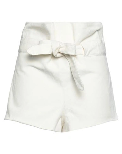 Wandering Woman Shorts & Bermuda Shorts Off White Size 6 Cotton In Off White