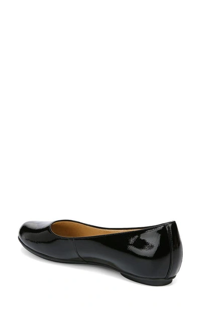 Shop Naturalizer Maxwell Skimmer Flat In Black Patent Leather