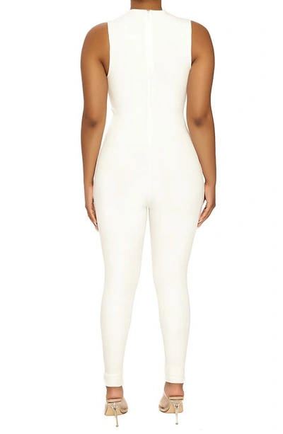 Shop Naked Wardrobe The Nw Sleeveless Jumpsuit In White