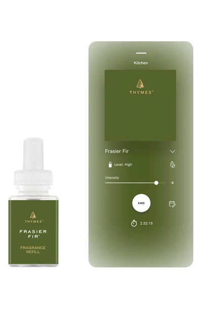 Shop Pura X Thymes Frasier Fir 2-pack Diffuser Fragrance Refills In Green