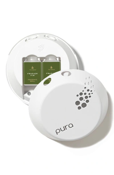 Pura X Thymes Frasier Fir 2-pack Diffuser Fragrance Refills In Green