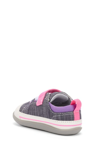 Shop See Kai Run Stevie Ii Sneaker In Gray/ Pink