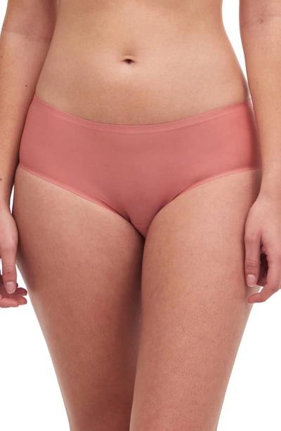 Shop Chantelle Lingerie Soft Stretch Seamless Hipster Panties In Peach Delight-f6