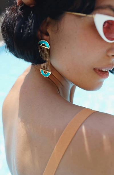 Nevernot Grab 'n' Go Ready 2 Smile Drop Earrings In Blue Blue