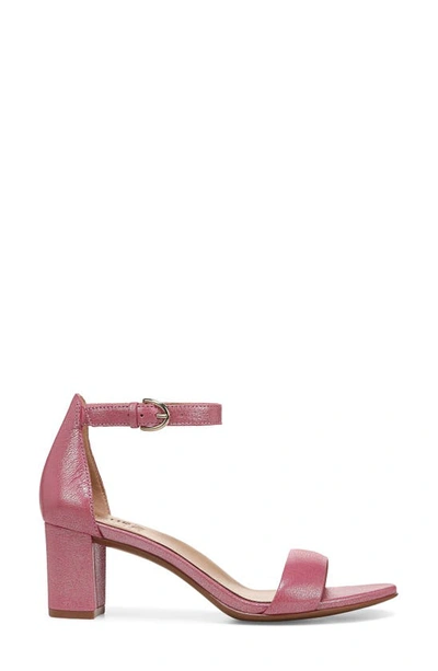 Naturalizer Vera Ankle Strap Sandal In Candy Pink Leather