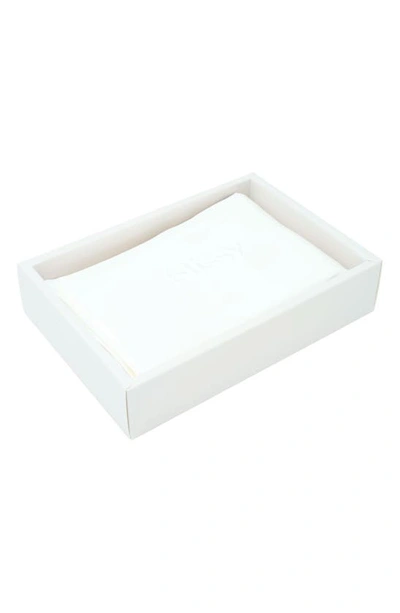 Blissy Mulberry Silk Pillowcase In Pure White