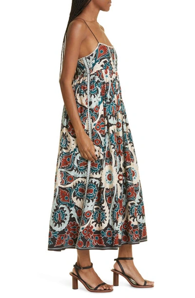 Shop Ulla Johnson Mayra Print Maxi Dress In Lapis