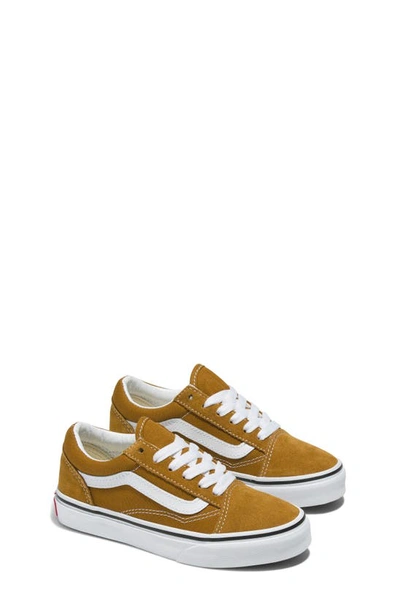 Shop Vans Kids' Old Skool Sneaker In Fatal Floral Golden Brown