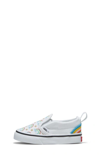 Shop Vans Kids' Classic Slip-on Sneaker In Cobra Kai True White/ Multi