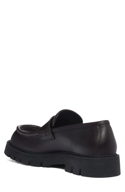 Shop Bottega Veneta Lug Sole Loafer In 1000 Black