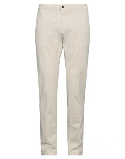 Shop 4/10 Four.ten Industry 4/10 Four. Ten Industry Man Pants Ivory Size 38 Cotton, Modal, Elastane In White