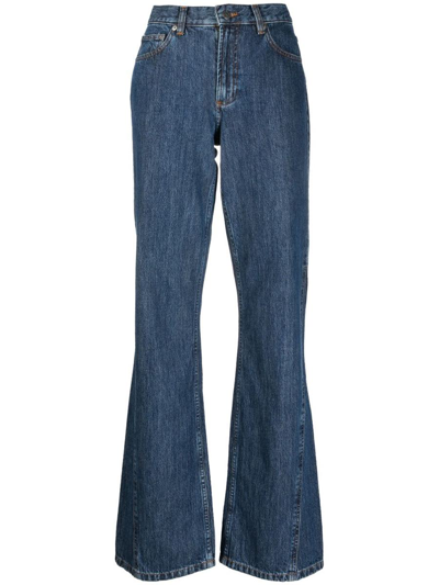 Shop Apc A.p.c. Jeans Elle Clothing In Blue