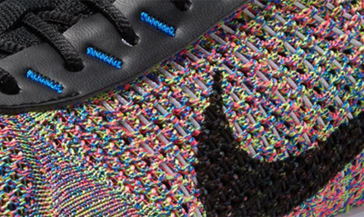 Shop Nike Air Max Flyknit Racer Sneaker In Multi-color/ Black/ Blue