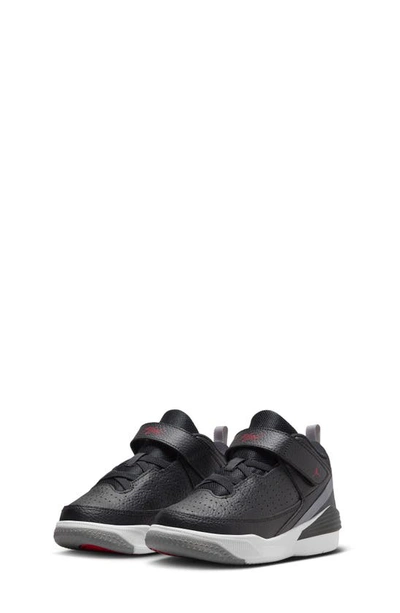 Shop Nike Kids' Jordan Max Aura 5 Sneaker In Black/ Red/ White/ Grey