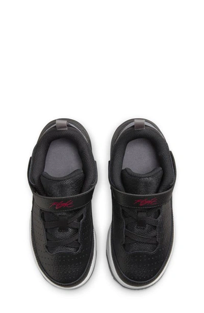 Nike Jordan Little Kids' Jordan Max Aura 5 Stretch Lace Basketball Shoes In Black/ Red/ White/ Grey
