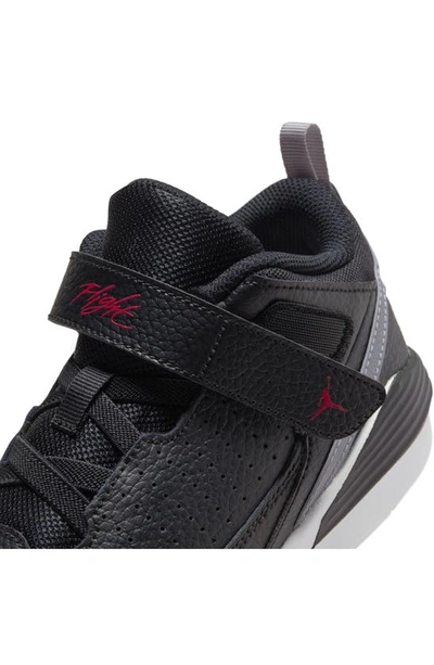 Nike Jordan Little Kids' Jordan Max Aura 5 Stretch Lace Basketball Shoes In Black/ Red/ White/ Grey