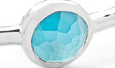 Ippolita Sterling Silver Rock Candy Eclipse Five-stone Bangle Bracelet In Eclipse
