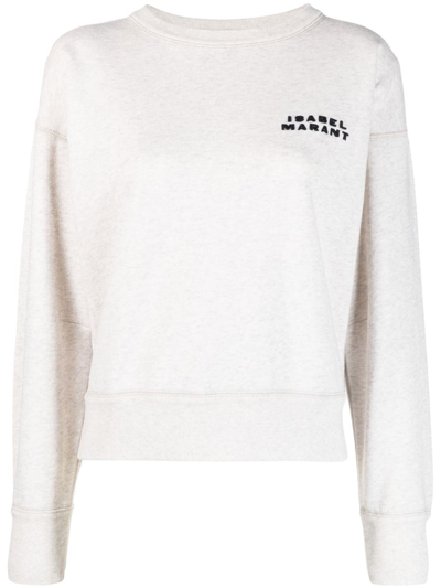 Shop Isabel Marant Shade Sweatshirt Clothing In Nude &amp; Neutrals
