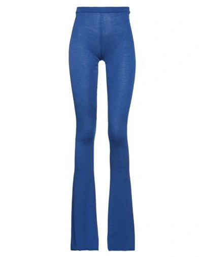 Shop Dsquared2 Woman Pants Bright Blue Size S Virgin Wool