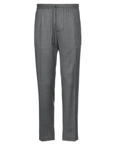 Shop Briglia 1949 Man Pants Lead Size 32 Virgin Wool In Grey