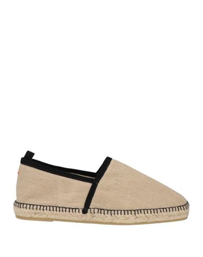 Castaã±er Castañer Man Espadrilles Sand Size 9 Textile Fibers In Beige
