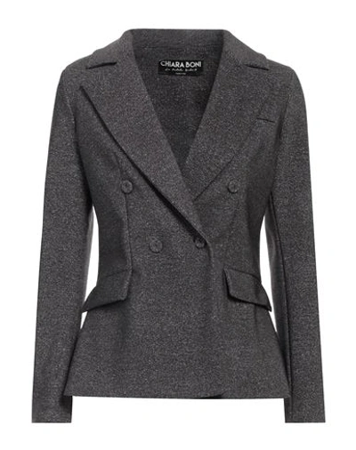 Shop Chiara Boni La Petite Robe Woman Blazer Grey Size 8 Polyamide, Elastane