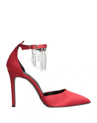 Islo Isabella Lorusso Woman Pumps Red Size 11 Textile Fibers In Red