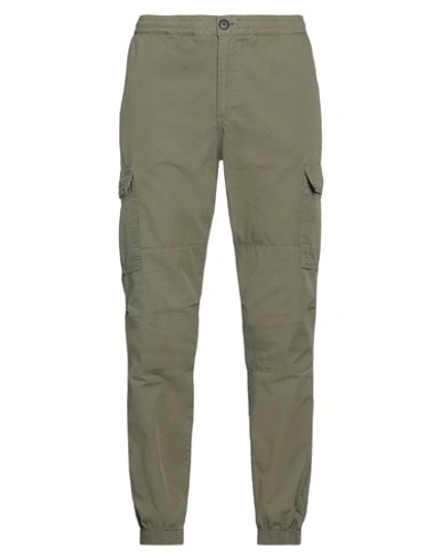 Shop Iuter Man Pants Military Green Size L Cotton