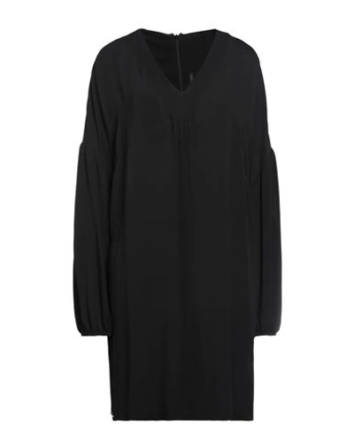 Shop Manila Grace Woman Mini Dress Black Size 6 Viscose
