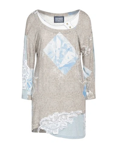 Shop Elisa Cavaletti By Daniela Dallavalle Woman T-shirt Beige Size 8 Viscose, Elastane, Polyamide, Polye