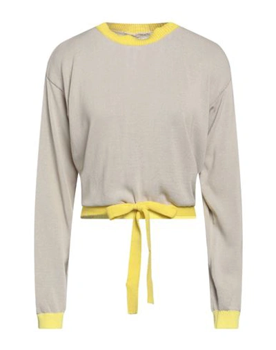 Shop Vicolo Woman Sweater Beige Size Onesize Cotton