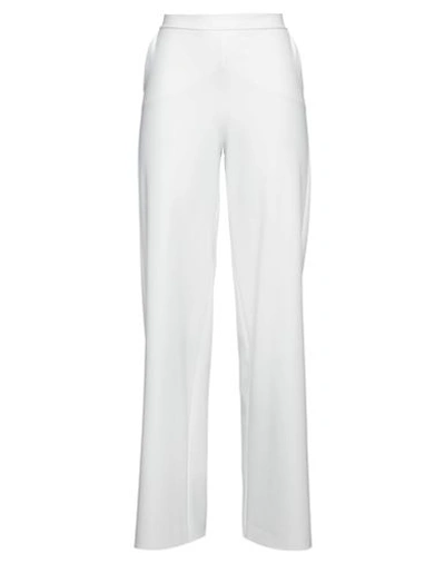 Shop Chiara Boni La Petite Robe Woman Pants White Size 12 Polyamide, Elastane