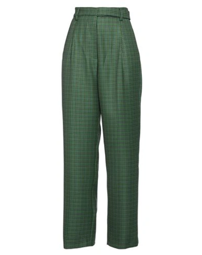 Shop Attic And Barn Woman Pants Green Size 10 Polyester, Viscose
