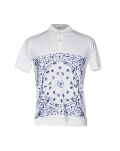 Shop Altea Man Polo Shirt White Size M Cotton