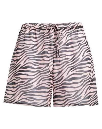 Shop Smmr Woman Beach Shorts And Pants Blush Size L/xl Polyester In Pink