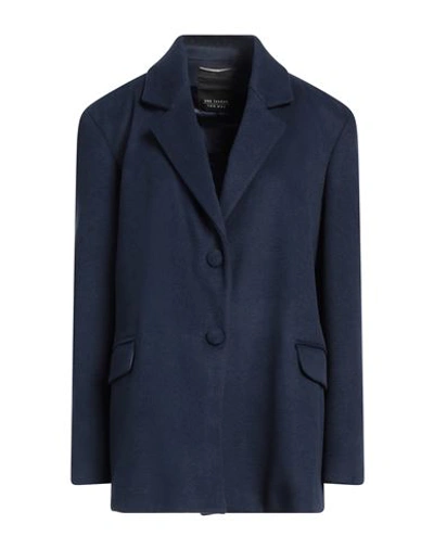 Yes London Woman Blazer Blue Size 10 Polyester, Viscose In Blue