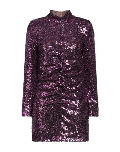 Shop Aniye N°2 Woman Mini Dress Mauve Size M Polyester, Elastane In Purple