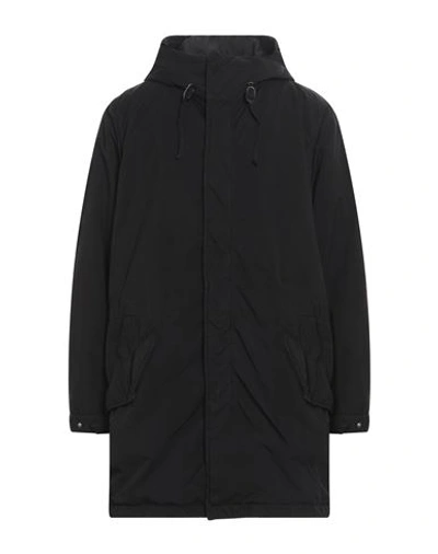 Aspesi Man Overcoat & Trench Coat Black Size Xl Polyester, Polyamide In Black