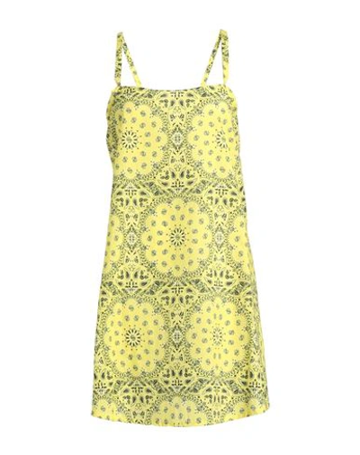 Shop Smmr Woman Cover-up Yellow Size L/xl Cotton