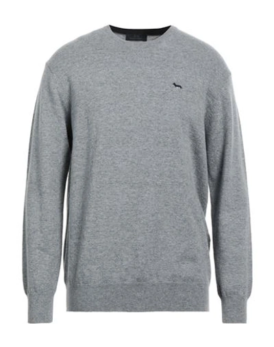 Shop Harmont & Blaine Man Sweater Light Grey Size Xxl Wool, Viscose, Polyamide, Cashmere