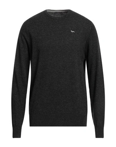 Shop Harmont & Blaine Man Sweater Steel Grey Size Xxl Wool, Viscose, Polyamide, Cashmere