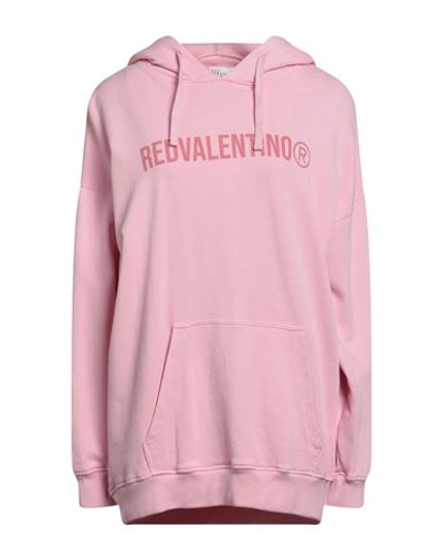 Red Valentino Woman Sweatshirt Pink Size L Cotton, Elastane In Pink
