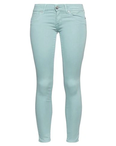 Shop Jacob Cohёn Woman Jeans Light Green Size 24 Lyocell, Cotton, Elastomultiester, Elastane