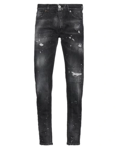 Shop Pmds Premium Mood Denim Superior Man Jeans Steel Grey Size 32w-30l Cotton, Elastane