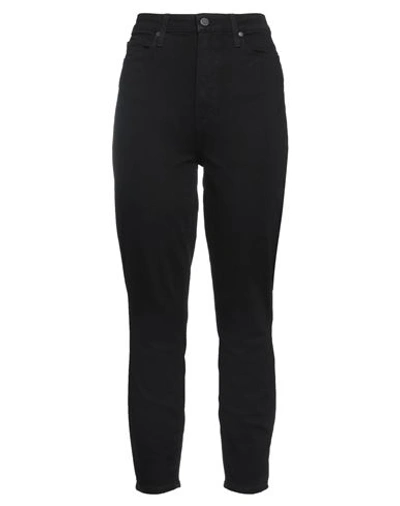 Shop Paige Woman Pants Black Size 32 Rayon, Cotton, Polyester, Elastane