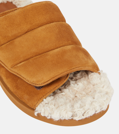 Gia Borghini Gia 3 Suede Sandals In Brown