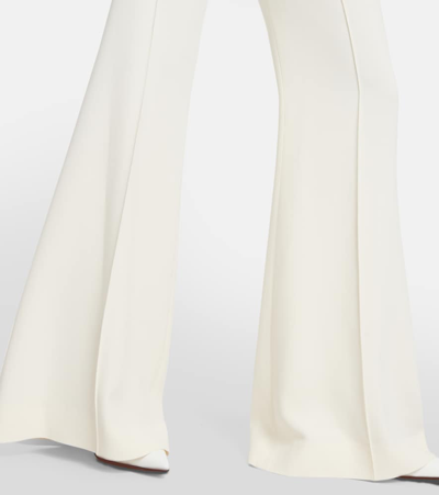 Shop Elie Saab Floral One-shoulder Jumpsuit In White