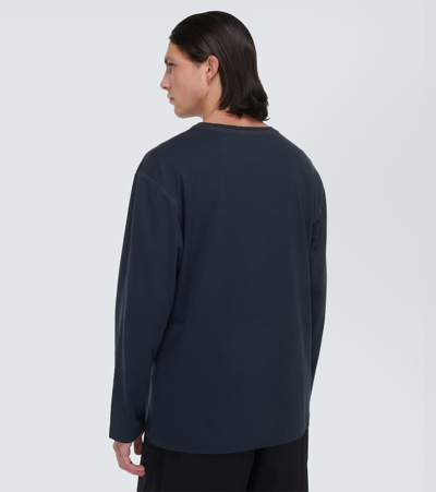 Shop Lemaire Cotton Top In Blue