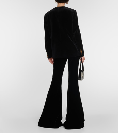 Blazé Milano Jealousy Double-breasted Cotton Blazer In Black