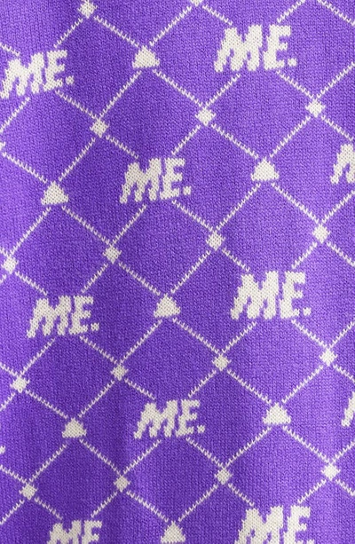 womens melody ehsani monogram cardigan (purple) – Premium Goods